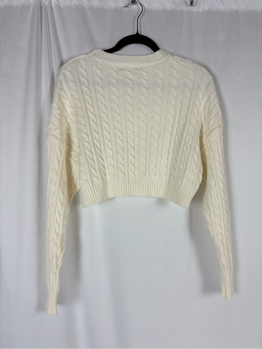 Altar'd State Cream Cable Knit Sweater - Picture 6 of 7